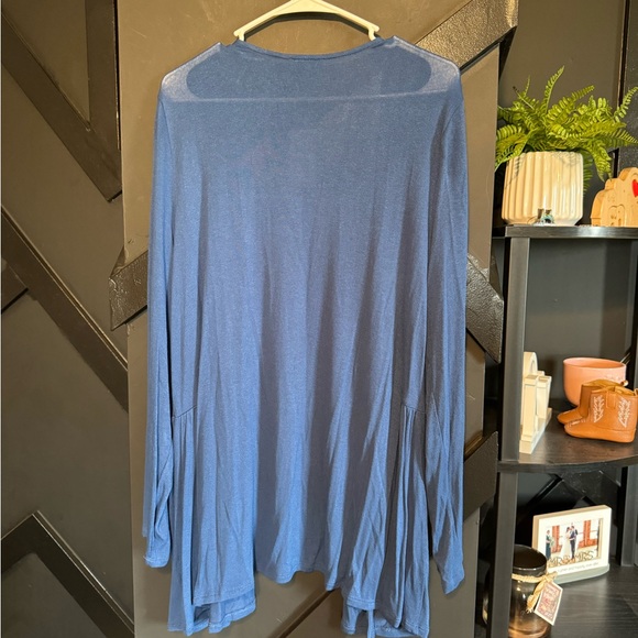 J.Jill Blue Open Front Cardigan XL NWT - Picture 4 of 4